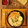 Liji fideos ramen al por mayor que venden fideos de huevas de langostinos fáciles de cocción
