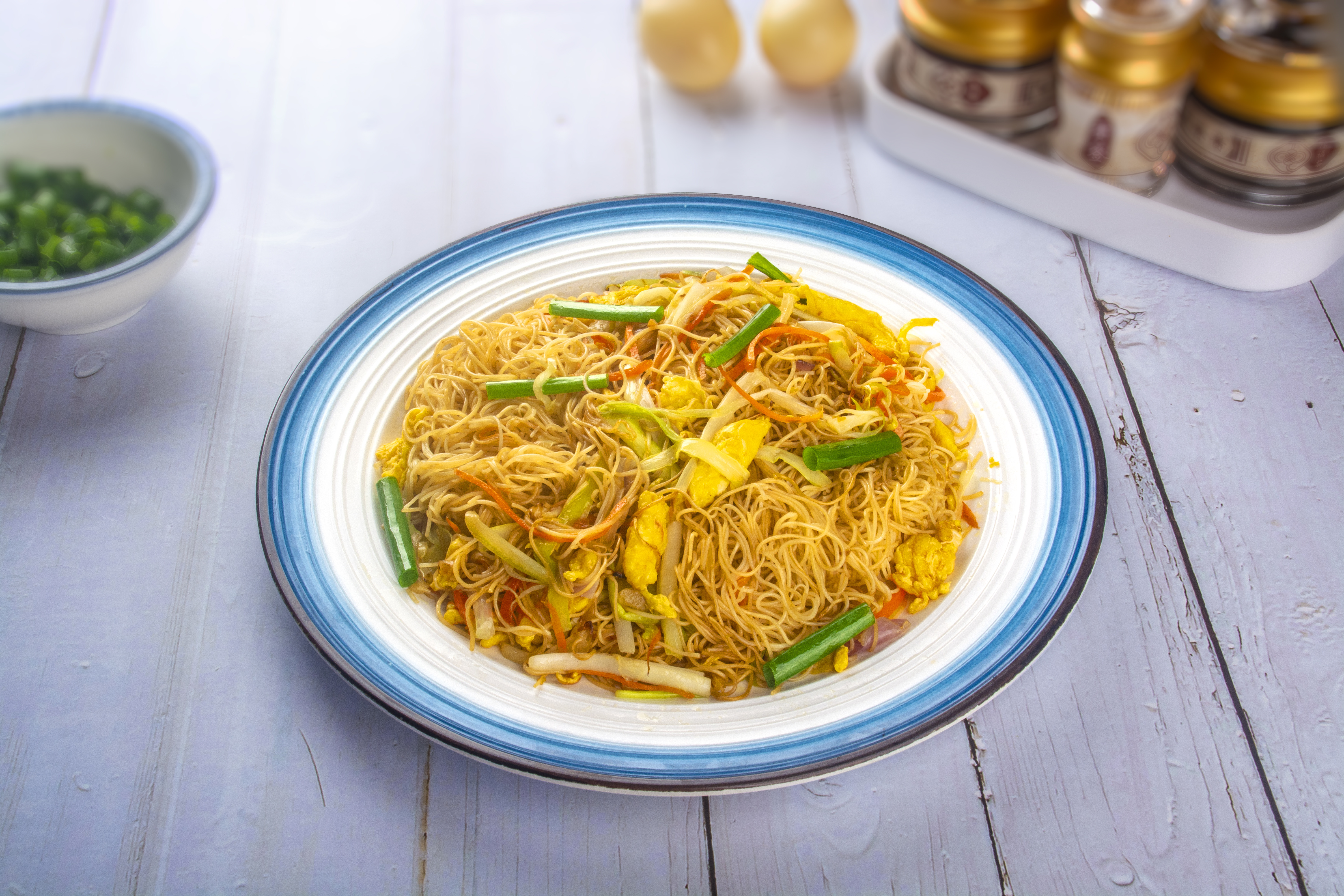 chow mein fideos receta