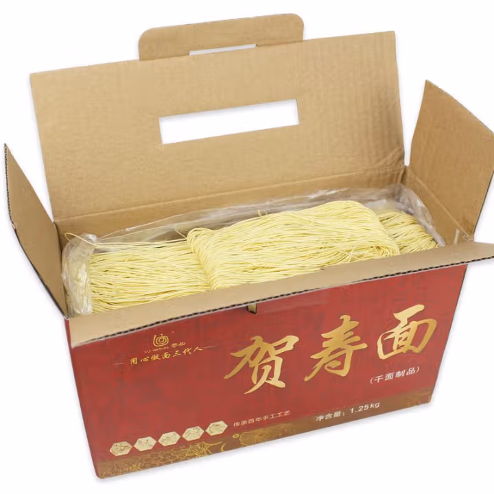 Liji Smooth Instant Noodles Grain Products para reemplazo de comidas Brithday Noodles