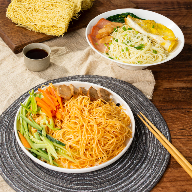1,1 kg de fideos de estilo de cantón seco de trigo tradicional