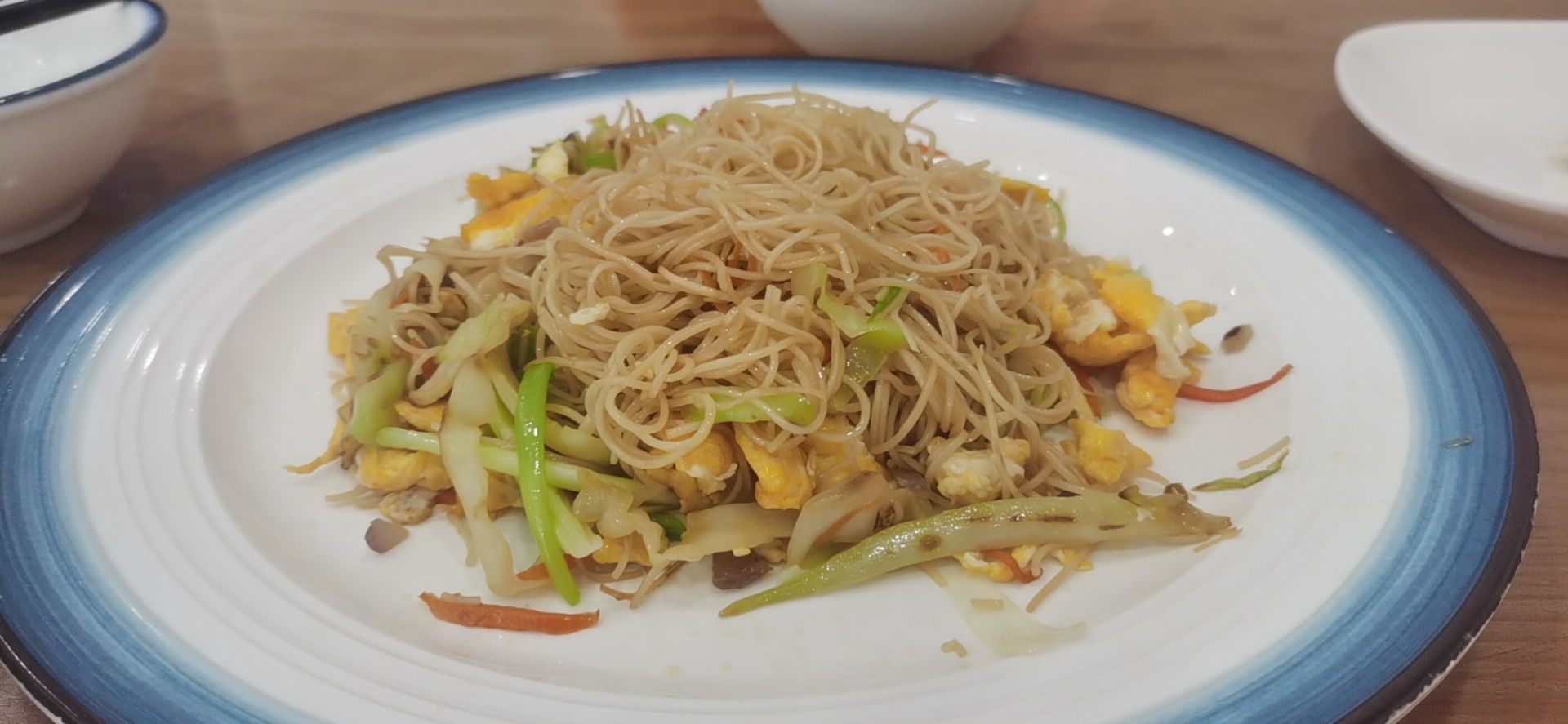 Recetas de camarones y fideos de huevo