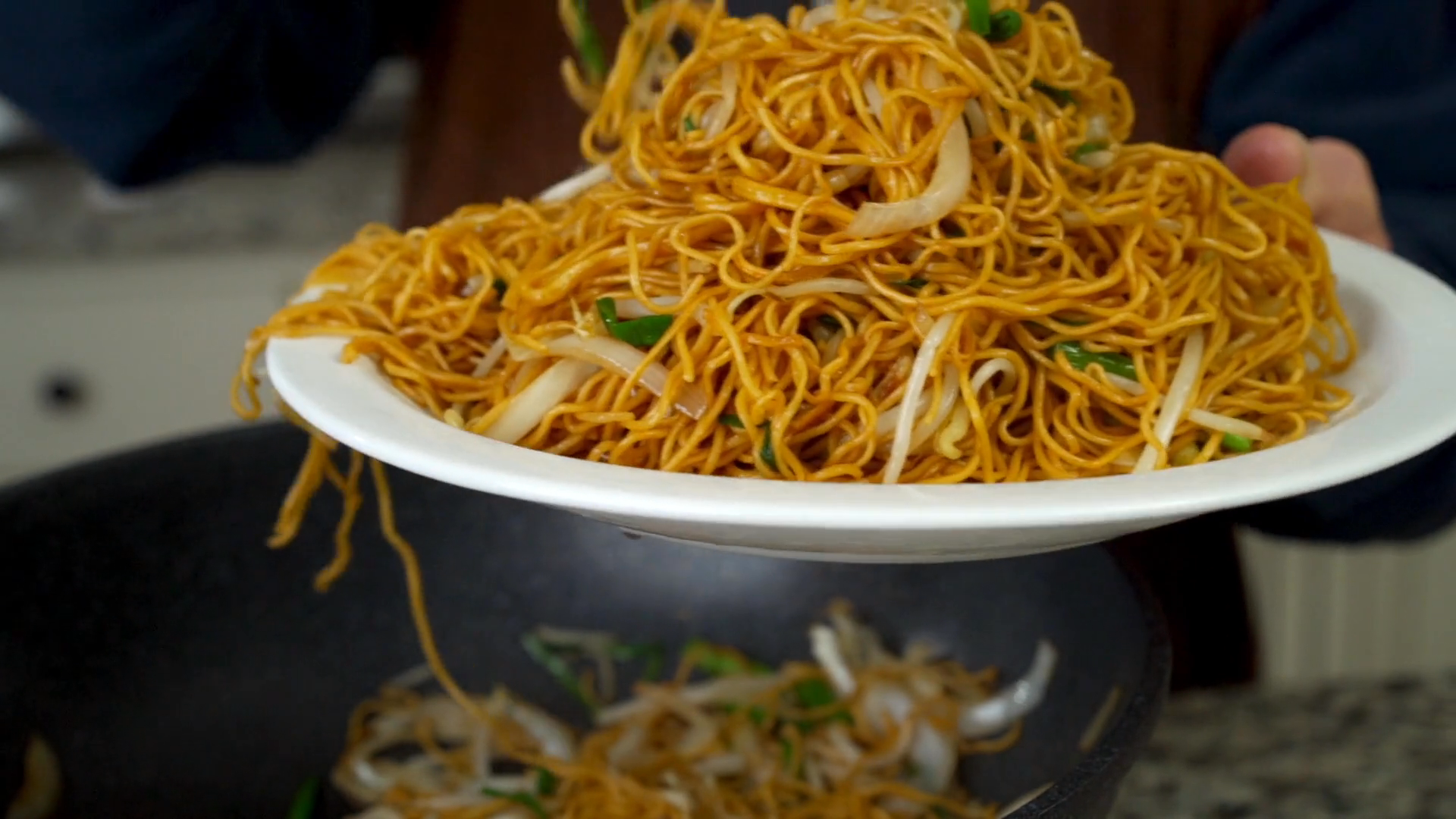 chow mein fideos receta