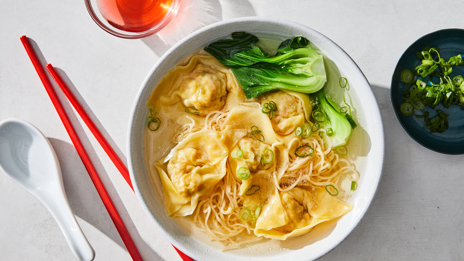 Receta de fideos de huevo seco