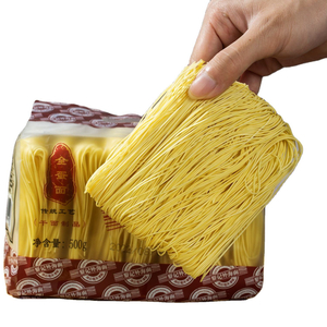 Liji chino tradicional 0.5 kg no frito somente soily salteado fideos orientales huevos secos hechos a mano