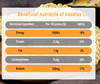 Liji Fideos de ramen instantáneos personalizables Empacan individualmente los fideos de cocción rápida de sal de bajo sal