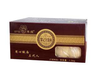 Fideos de huevo artesanales auténticos con certificación Global Standard con textura elástica