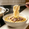 Fideos Somen secados al aire de alta calidad Liji, olla caliente de 8mm de ancho, ramen bajo en grasa y sin azúcar