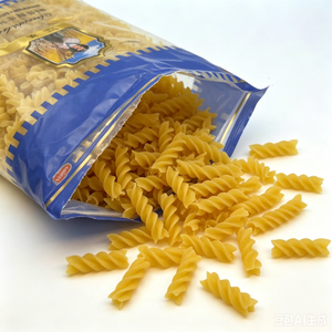 500 g de pasta Fusilli Vermicelli, trigo duro premium, proveedor de bolsas de pasta seca de cocción en 12 minutos