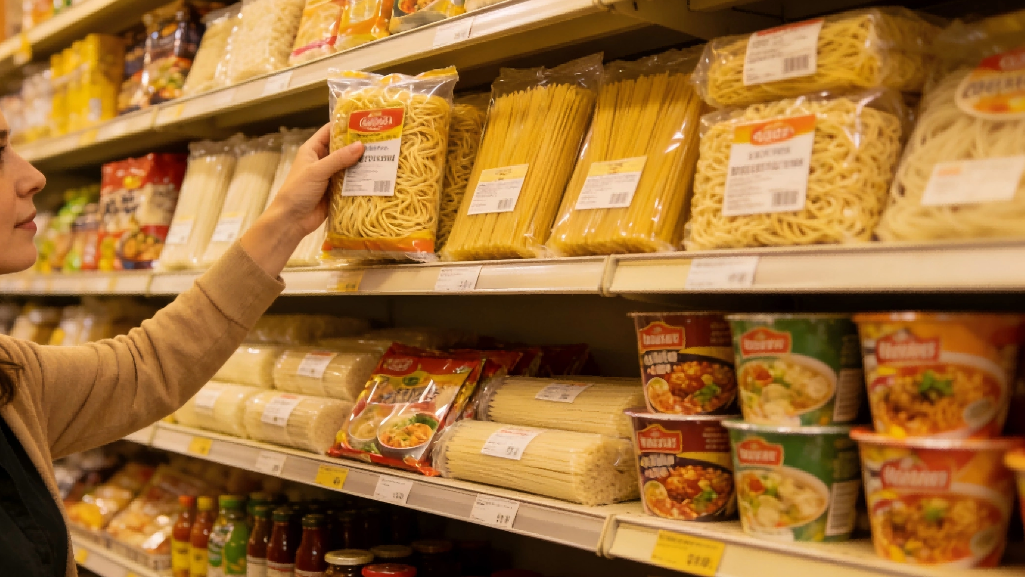 fideos secos